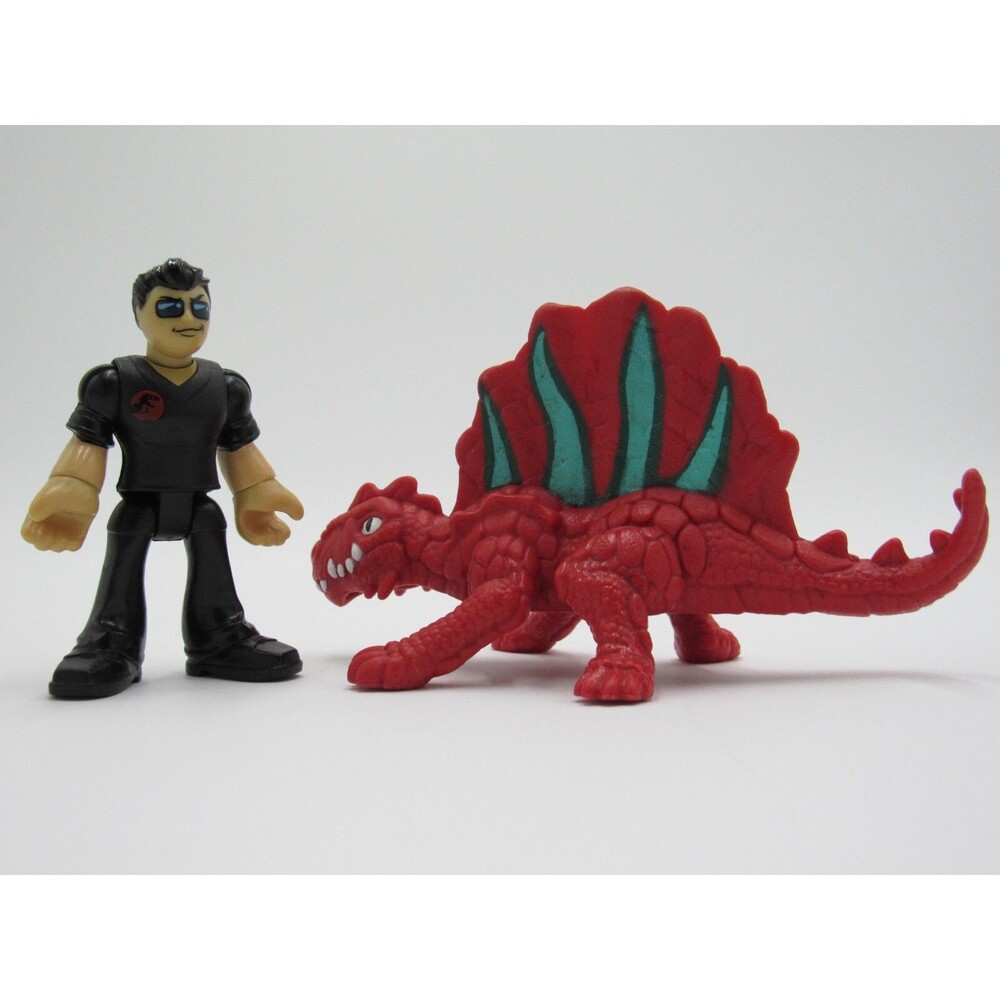 Imaginext Jurassic World Park Dimetrodon Dinosaur Dr Malcom Action Figure Toys